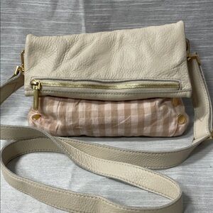 Hammitt Dillon Small Crossbody bag with a Dandelion Gingham pattern lining